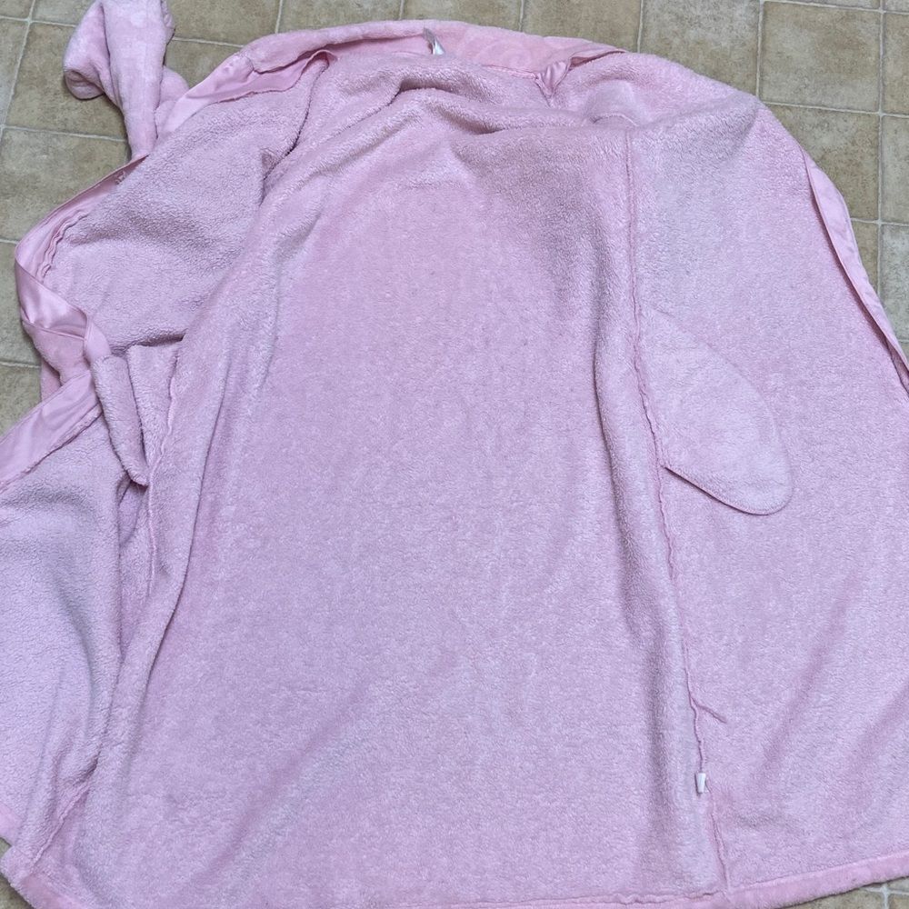 Simply Basic Pink Plush Robe Size XL - Picture 6 of 12